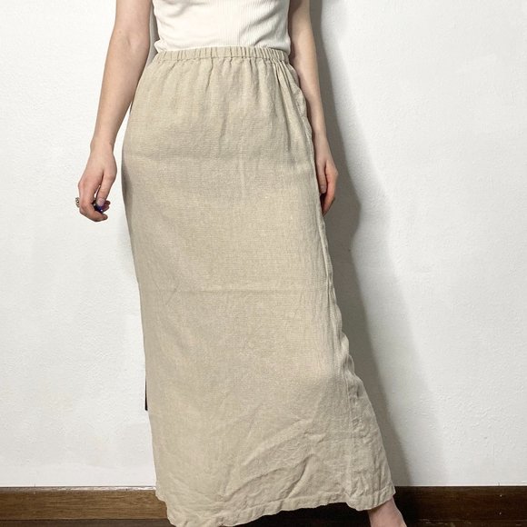 Eileen Fisher Linen Maxi Skirt - Picture 9 of 13